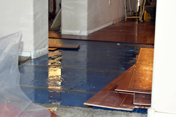 Professional Sewage Cleanup technician working in Harrah, OK